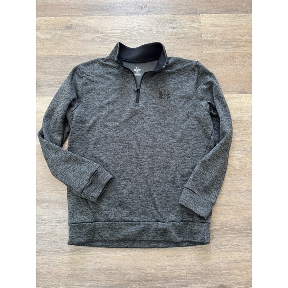 Under Armour Other - Under Armour Mens Armour Fleece 1/4 Zip Pullover Gray Heather 1373359-001 Size M